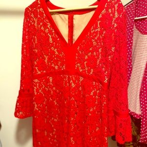Red Lace Dress